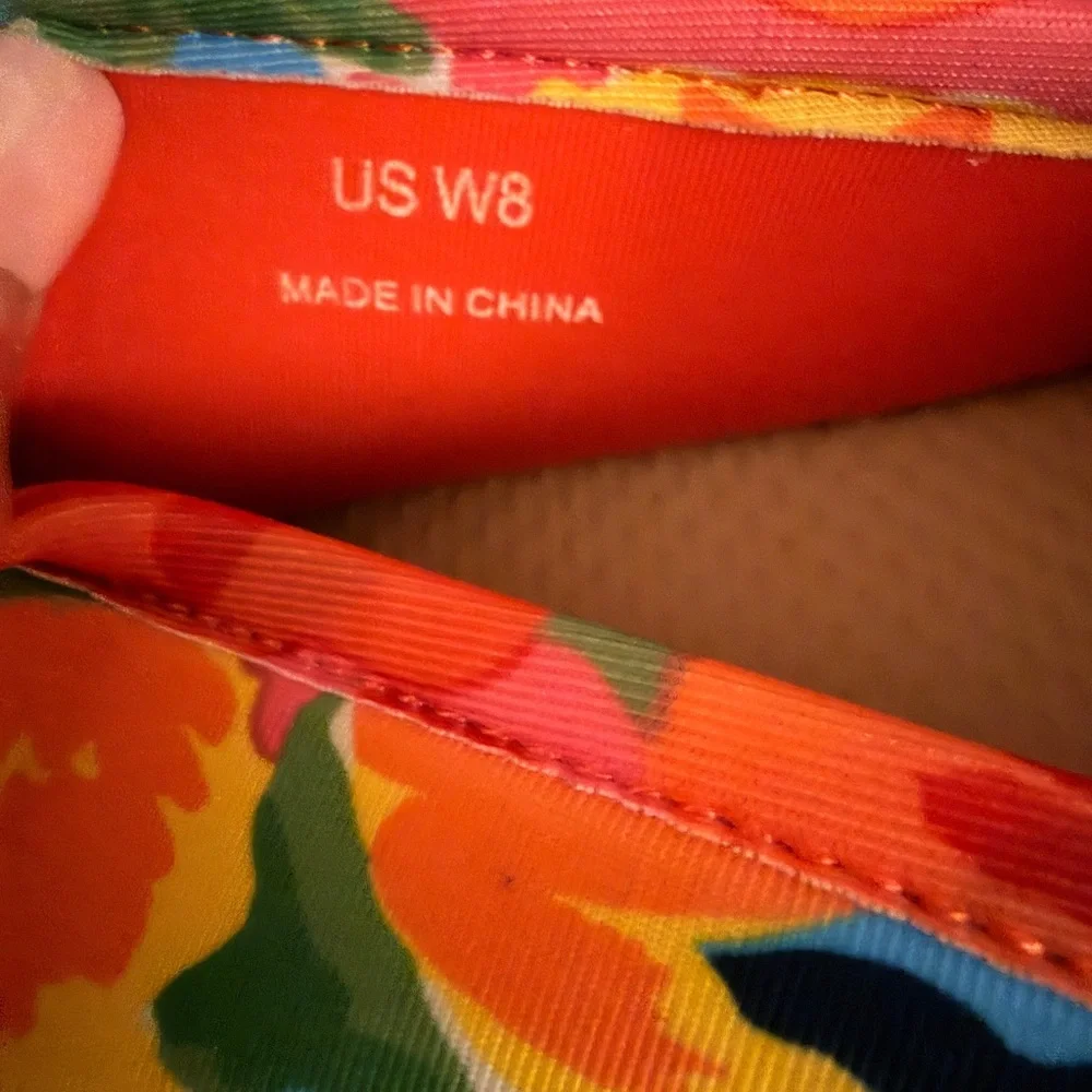 Sea Star Beachwear x Frances Valentine Floral Espadrille Slip On Water Shoe W8 - Picture 2 of 4